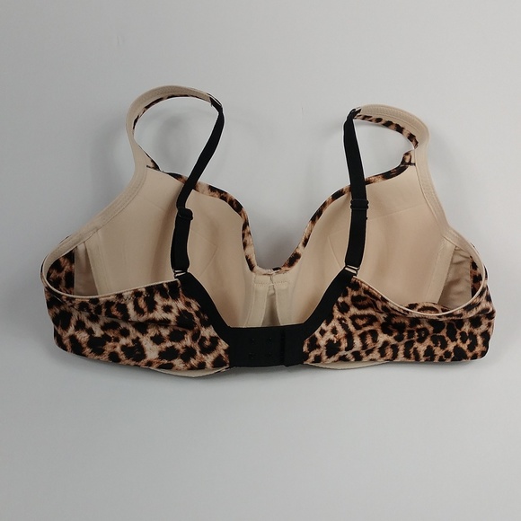 Soma Stunning Support Smooth Balconette Leopard Print Bra - Picture 5 of 7